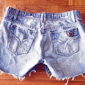 COPY - Joe's Jeans Frayed Cut Off Jean Shorts RN#106214